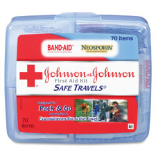 SPR Product By Johnson & Johnson - Safe Travels Fir Aid Kit 70 Pieces 5-1/2"x6-1/4"x1-1/2" at Sears.com