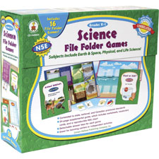 SPR Product By Carson-Dellosa Publishing - Science File Folder Game 16 Games Grades K-1 at Sears.com