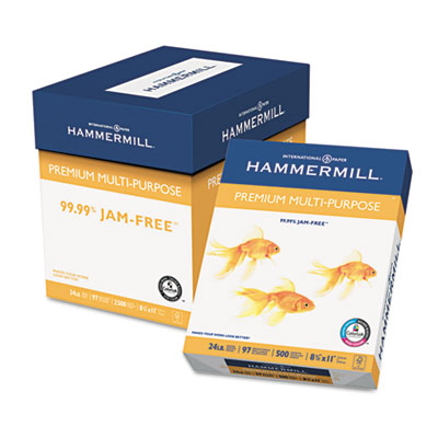 Hammermill Premium Multipurpose Paper, 24-lb., 8-1/2 x 11, White, 2500/Carton at Sears.com