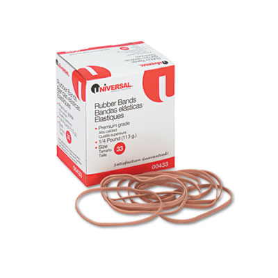 Universal Rubber Bands, Size 33, 3-1/2 x 1/8, 160 Bands/1/4lb Pack at Sears.com