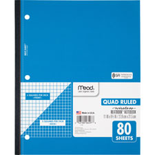 Mead Wireless Neatbook,1-Sub,Quad Rule,11"x8-1/2",80 Shts,WE at Sears.com