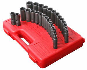 Sunex 29 Piece Sae & Metric Impact Sockets 7/16X1-1/4 10-27Mm at Sears.com