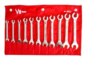V8 11 Piece Metric Flare Nut/Open End Wrench Set at Sears.com