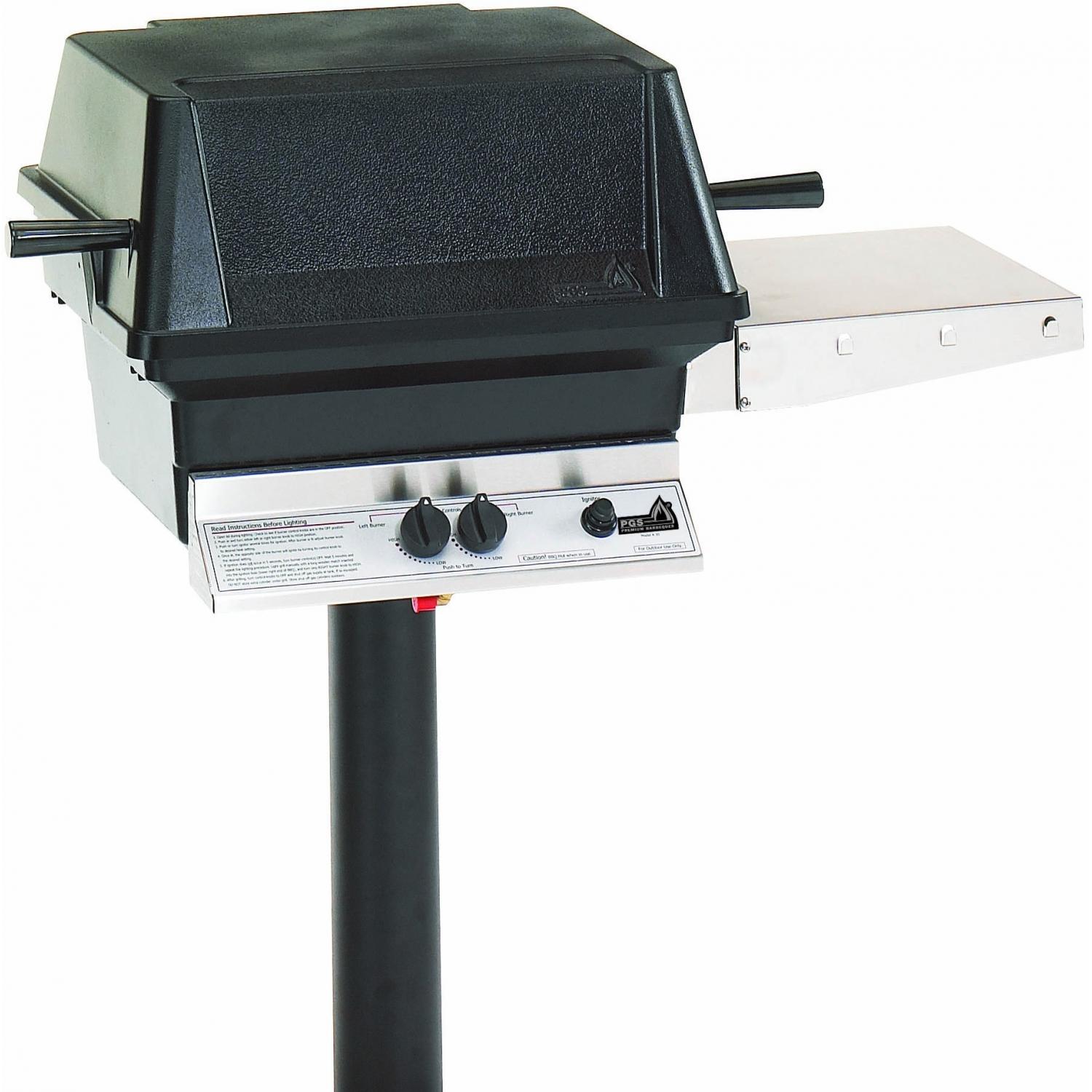Pgs A40 Cast Aluminum Natural Gas Grill On In-ground Post at Sears.com
