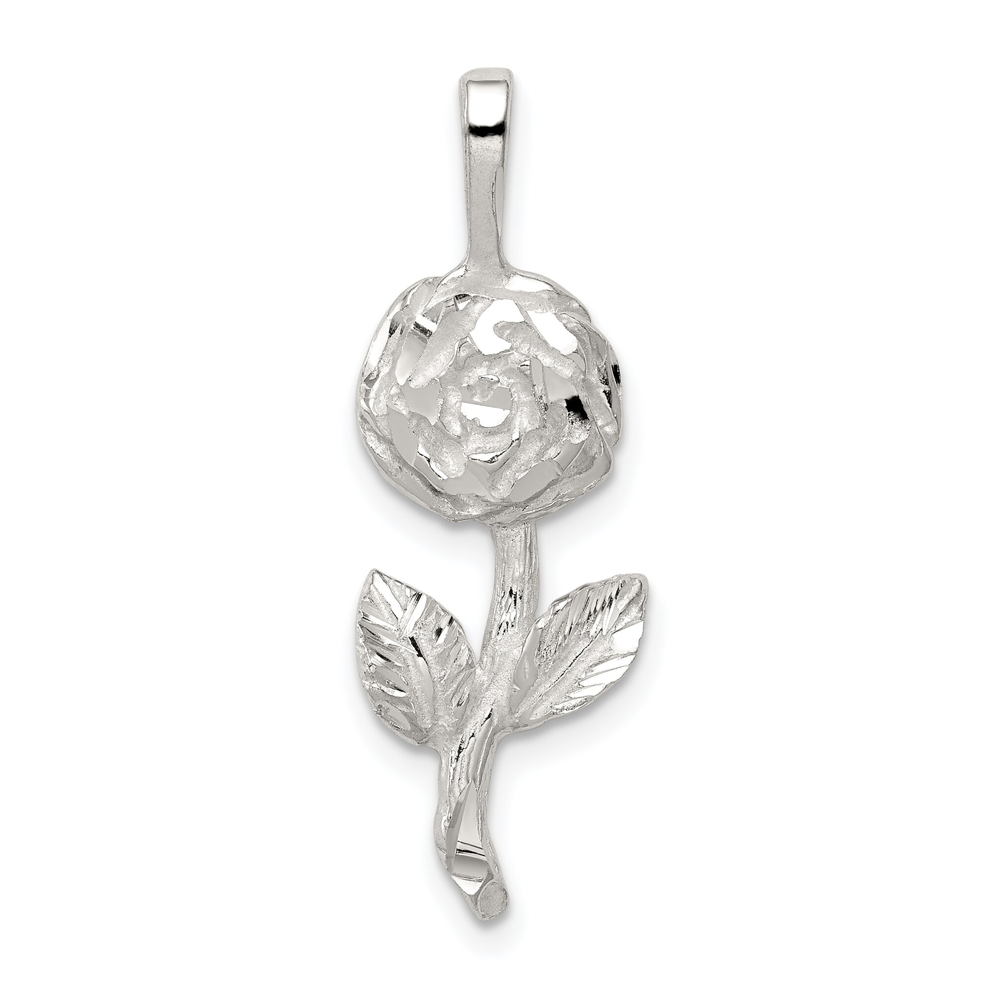 Findingking Sterling Silver Rose Pendant at Sears.com