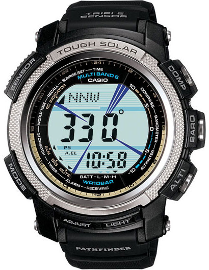Casio Men Casio PAW2000-1 Pathfinder Pathfinder Strap Tough Solar Digital with Altimet at Sears.com