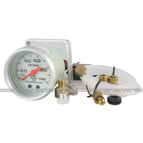 netami 2" universal EL glow oil pressure racing performance gauge meter truck car SUV at Sears.com