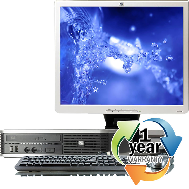 HP REFURBISHED HP DC7900USF C2D 3.0GHz 2GB 80GB DVD-ROM Win 7 Home Desktop Computer w 19" LCD at Sears.com