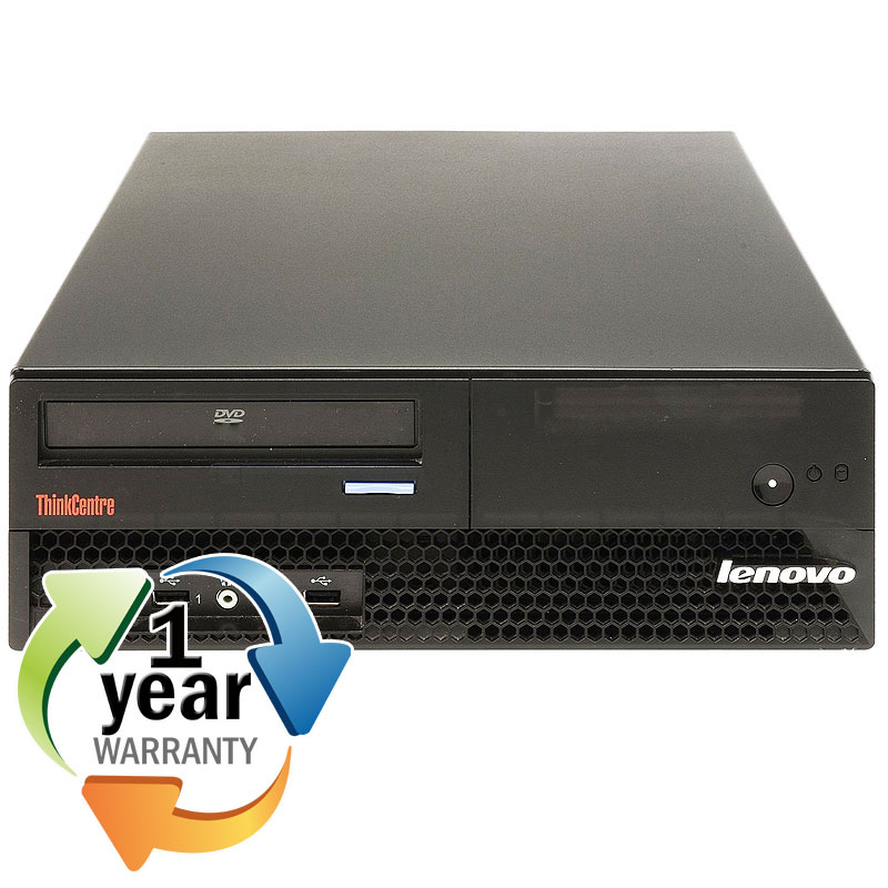 IBM Lenovo REFURBISHED IBM Lenovo ThinkCentre M57 1.8GHz Core Duo 4GB 80GB DVD Win 7 Home Computer PC at Sears.com