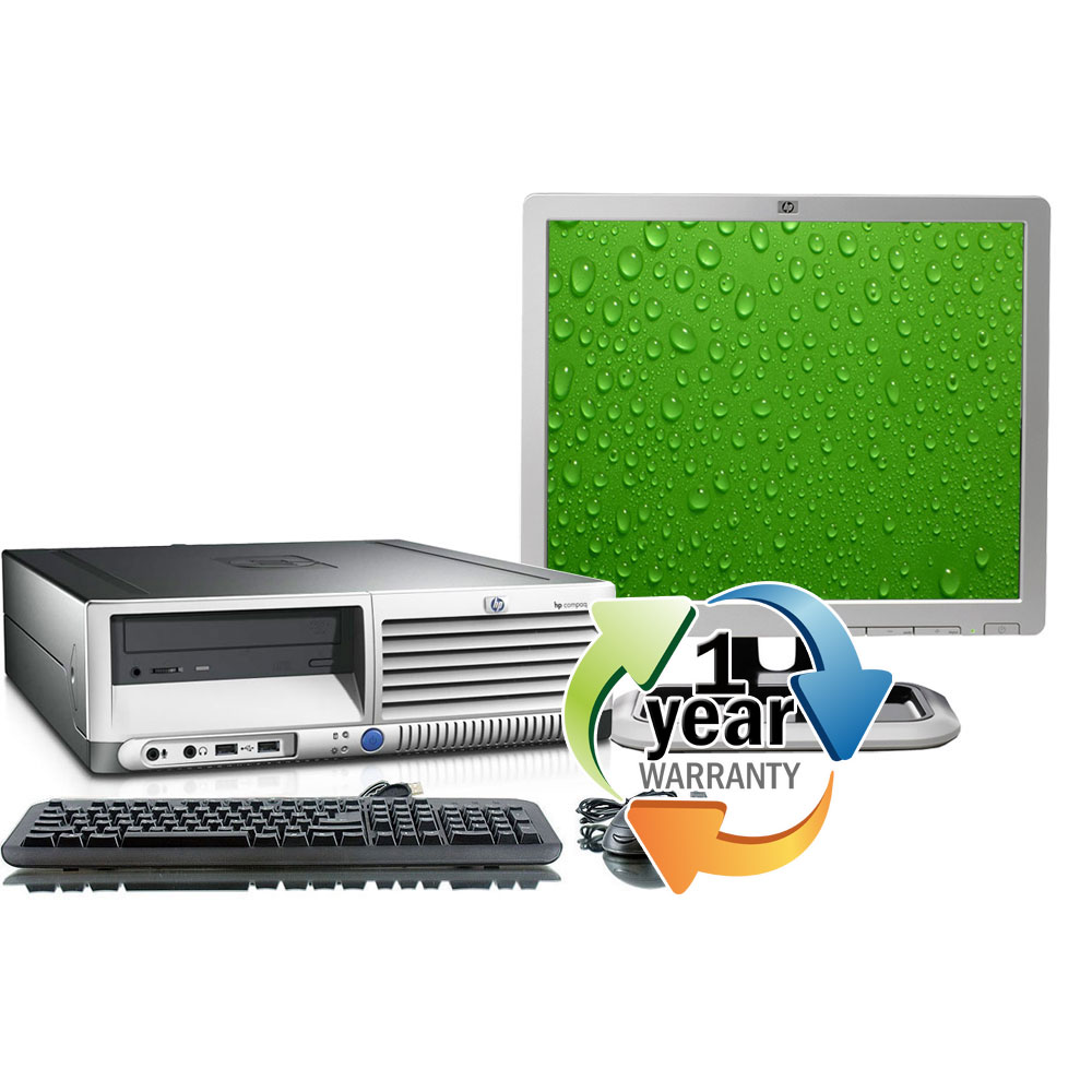 HP REFURBISHED HP DC7700 C2D 1.86GHz 2GB 80GB CDRW DVD Win 7 Pro Desktop Computer + 19" LCD at Sears.com