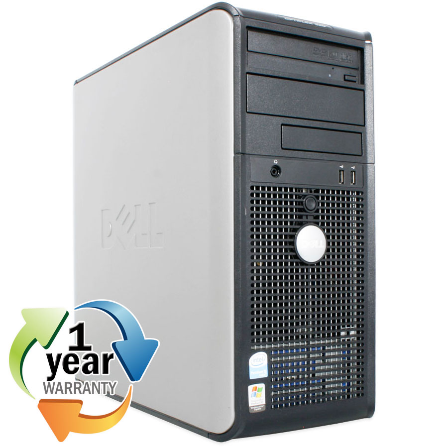 Dell REFURBISHED Dell Optiplex GX620MT 2.8PD 2GB 400GB DVD-Rom Win XP Pro Desktop Computer at Sears.com