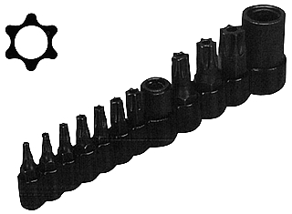 Lisle LS26530 Master Tamper Resistant Torx Bit Set at Sears.com