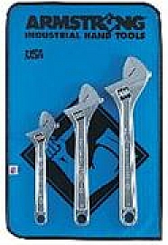 Armstrong Tools Armstrong 28-850 3 Pc Chrome Adjustable Wrench Set at Sears.com