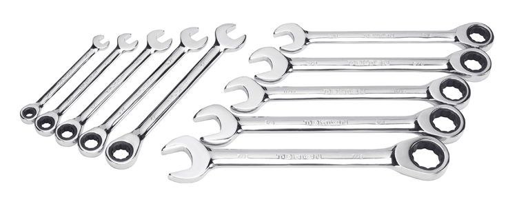 Tekton 2107 10-pc. Ratcheting Combination Wrench Set (SAE) at Sears.com