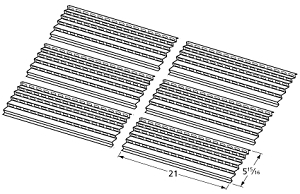 Viking Gas Grill Replacement Stainless Steel Heat Plate 94091, 6 Pack at Sears.com