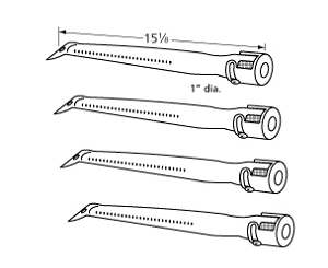 Sears Gas Grill Replacement Stainless Steel Burner P02008010A, P02008029A, 4 Pack at Sears.com