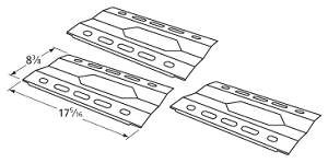 Costco Kirkland Gas Grill Replacement Stainless Steel Heat Shield 91281, 3 Pack at Sears.com