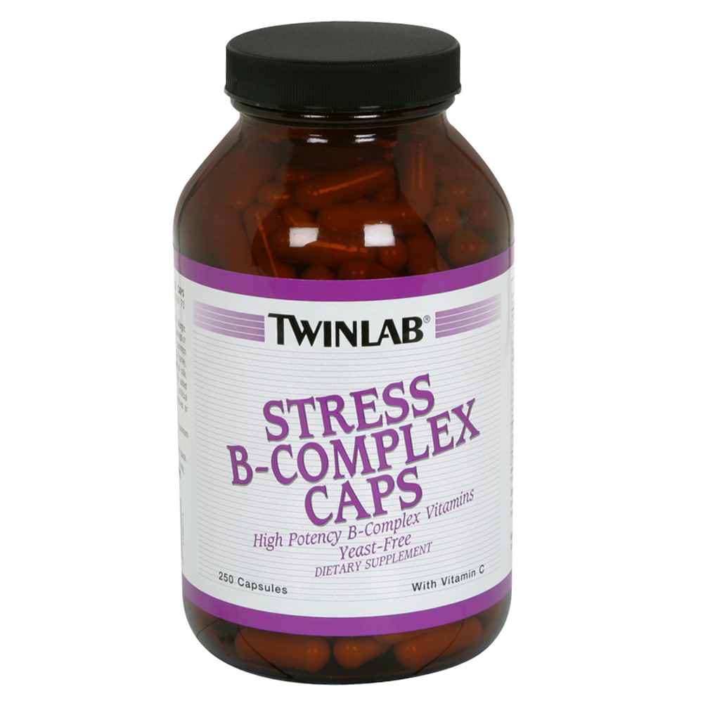TwinLab Stress B-Complex Caps - 250 Capsules