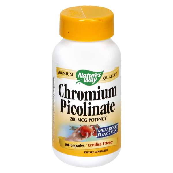 Nature'S Way Chromium Picolinate - 100 Capsules