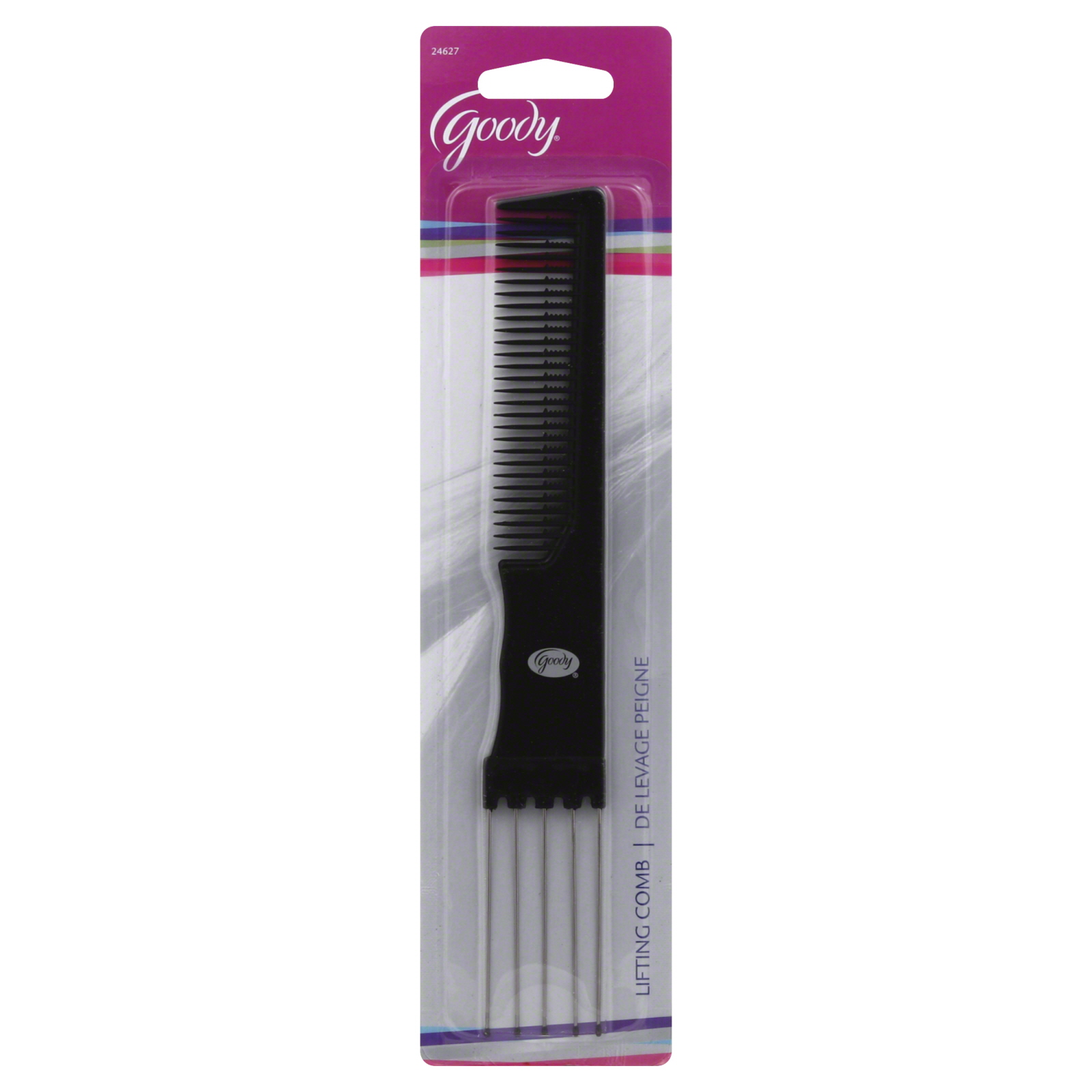 Goody 8" Comb & Lift Assembly, Black, 1 CT