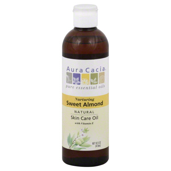 Aura Cacia Sweet Almond Skin Oil, 16 ounces