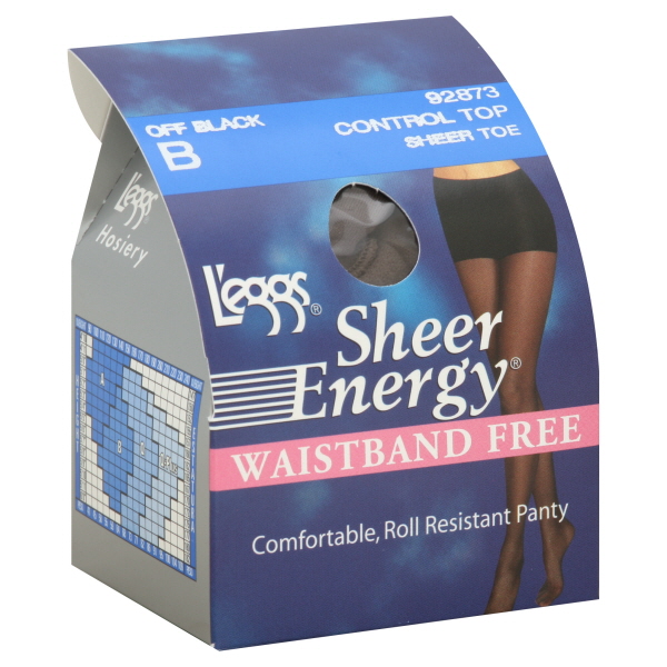 L'eggs  Sheer Energy Waistband Free Control Top ST