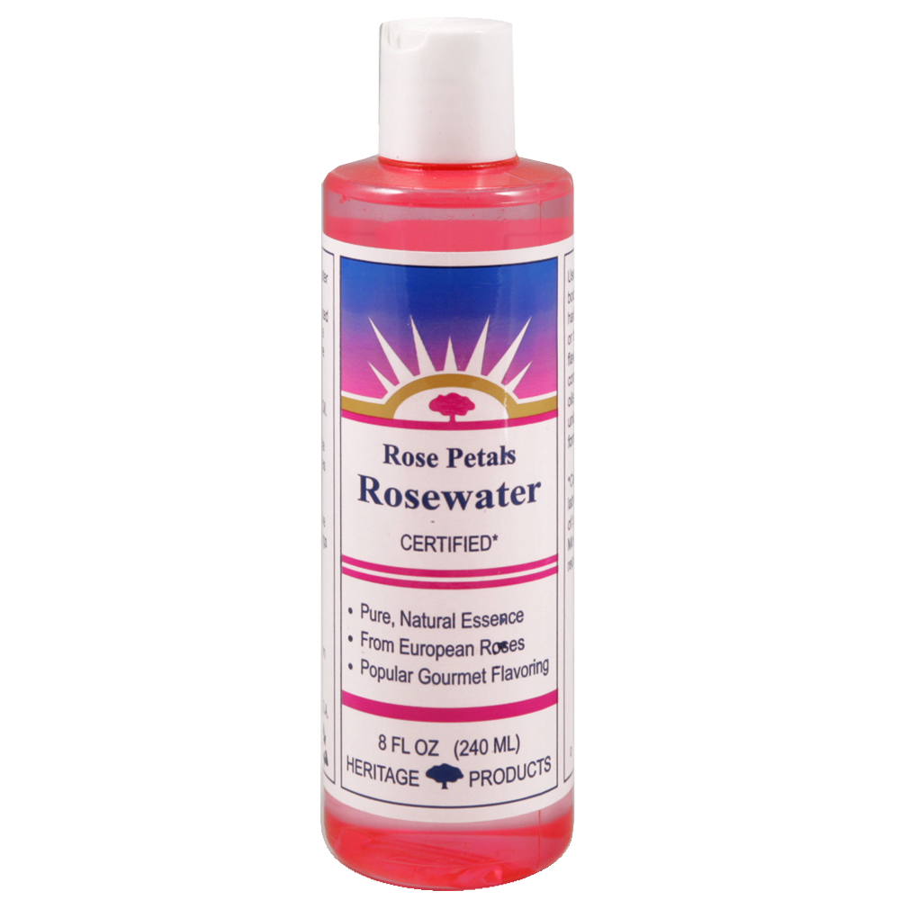 Heritage Products Rosewater, 8 ounces