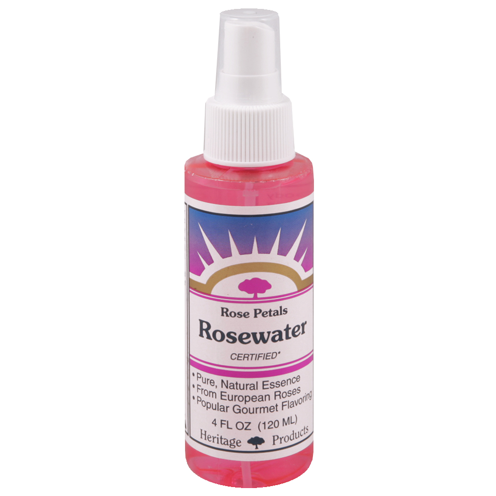 Heritage Products Rosewater, 4 ounces