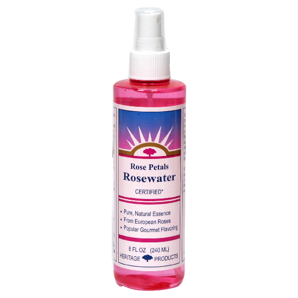 Heritage Products Rosewater, 8 ounces