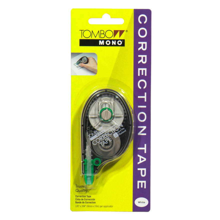 thumbnail image 2 of Tombow 68722 MONO Mini Correction Tape, 1/6" X 315", Non-Refillable, 10/Pack - N 2 of 12