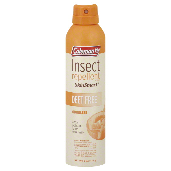 Coleman SkinSmart DEETFree Insect Repellent 6 oz Aerosol