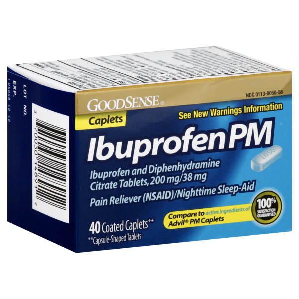 GoodSense Ibuprofen PM - 40 Caplets