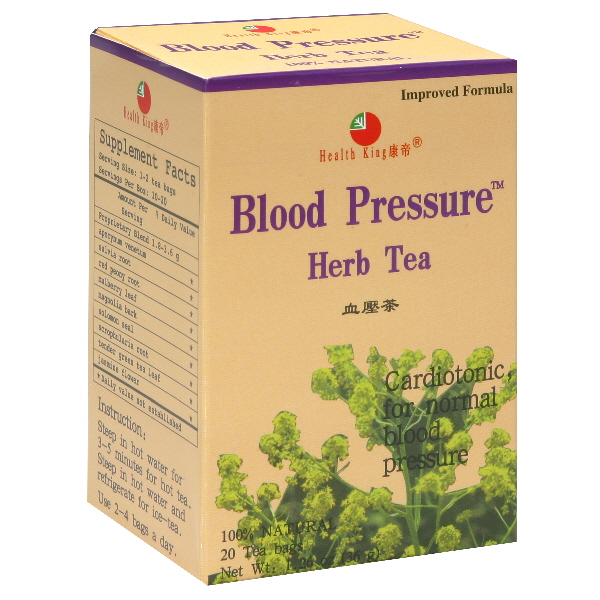 Health King & Balanceuticals Group Blood Pressure Tea, 20 bag