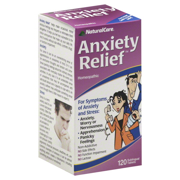 Natural Care Anxiety Relief, 120 tablets