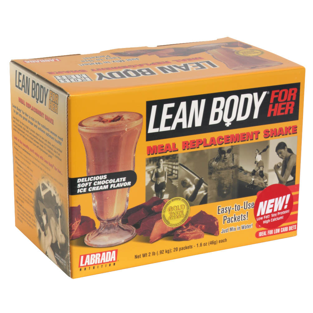 Labrada Nutrition Lean Body for Her Meal Replacement Shake, Soft