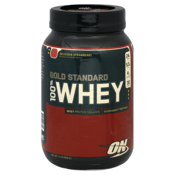 optimum nutrition whey strawberry