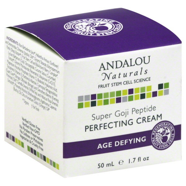 Andalou Naturals Super Goji Peptide Perfect Cream, 1.7 ounces