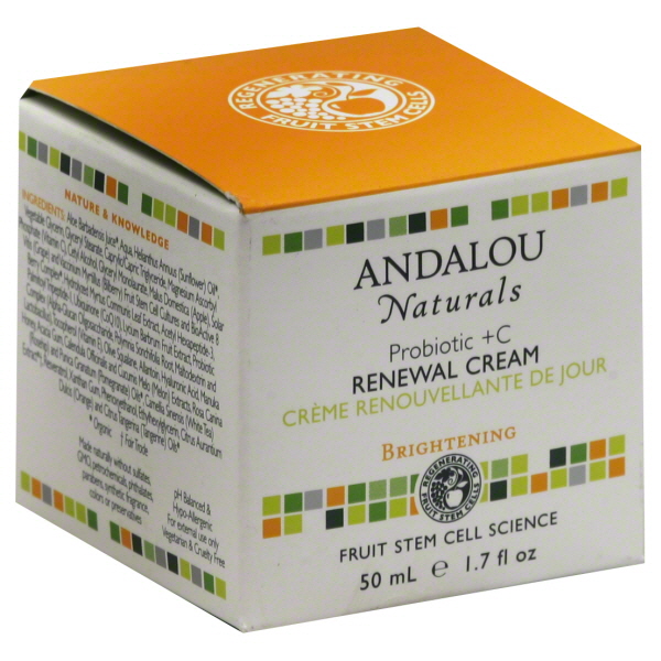 Andalou Naturals Probiotic + C Renewal Cream, 1.7 ounces