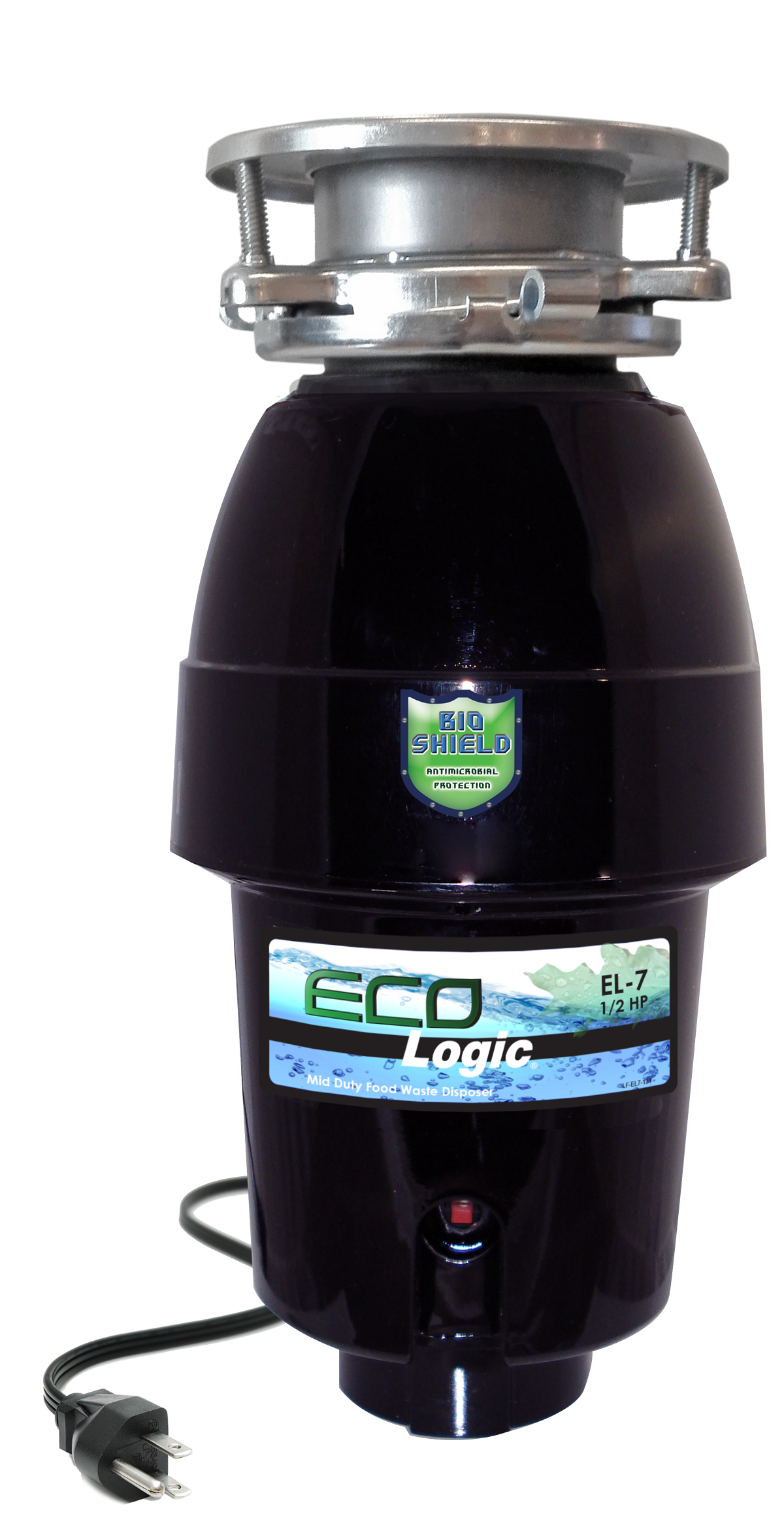 Eco Logic EcoLogic 7 MidDuty 1/2 HP Food Waste Disposer (3Bolt)