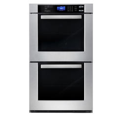 Cosmo 30 in. Double Electric Wall Oven Self-Cleaning with Convection in Stainless Steel