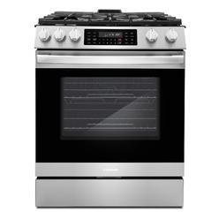 Cosmo Professional Style 30 in. Slide-In Freestanding 6.1 cu. ft. Gas Range with 5 Sealed Gas Burners and Self Clean Air Fry Oven