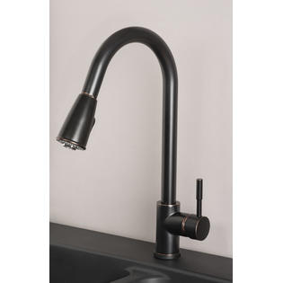 Laguna Brass 1152TB 16" Single Handle Pull-Down Kitchen ...