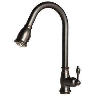 Builders Shoppe 1153tb 16 Single Handle Pull Down Kitchen Faucet Oil Rubbed Bronze Finish