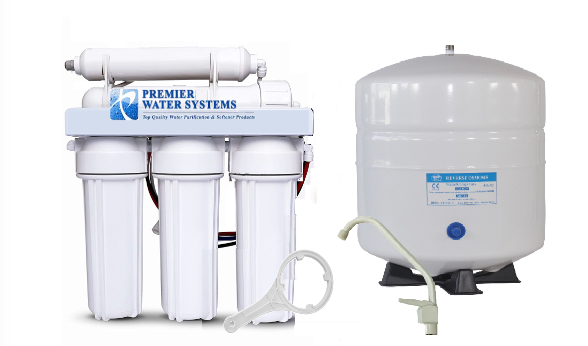PREMIER RESIDENTIAL HOME HOUSEHOLD DRINKING PURE WATER RO REVERSE OSMOSIS FILTER SYSTEM 50 GPD