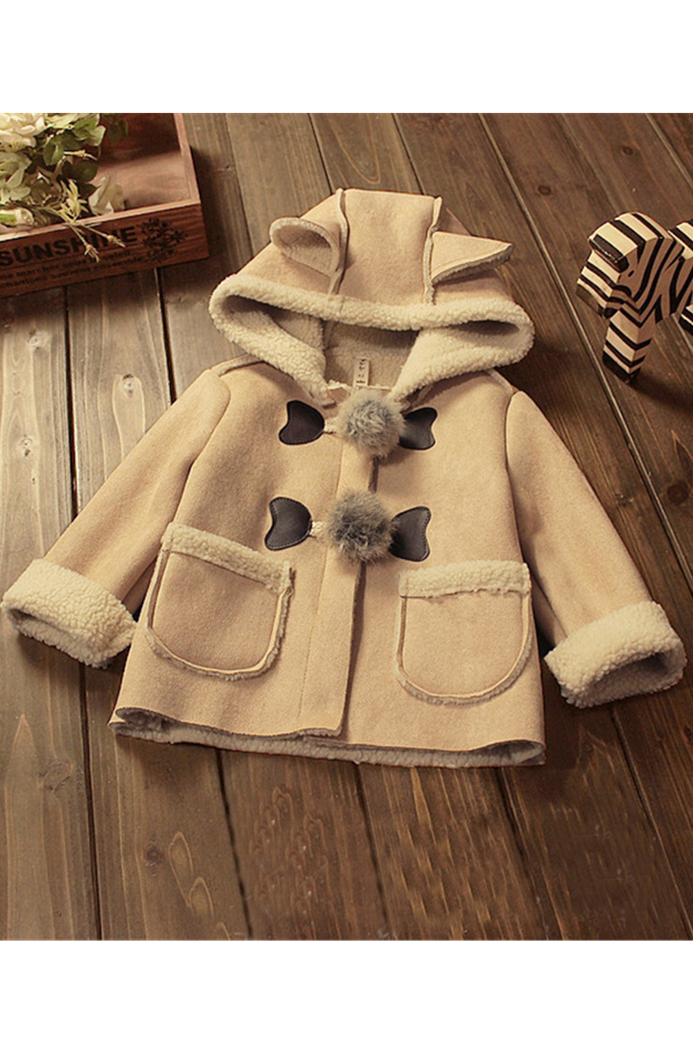 baby girl fluffy cardigan