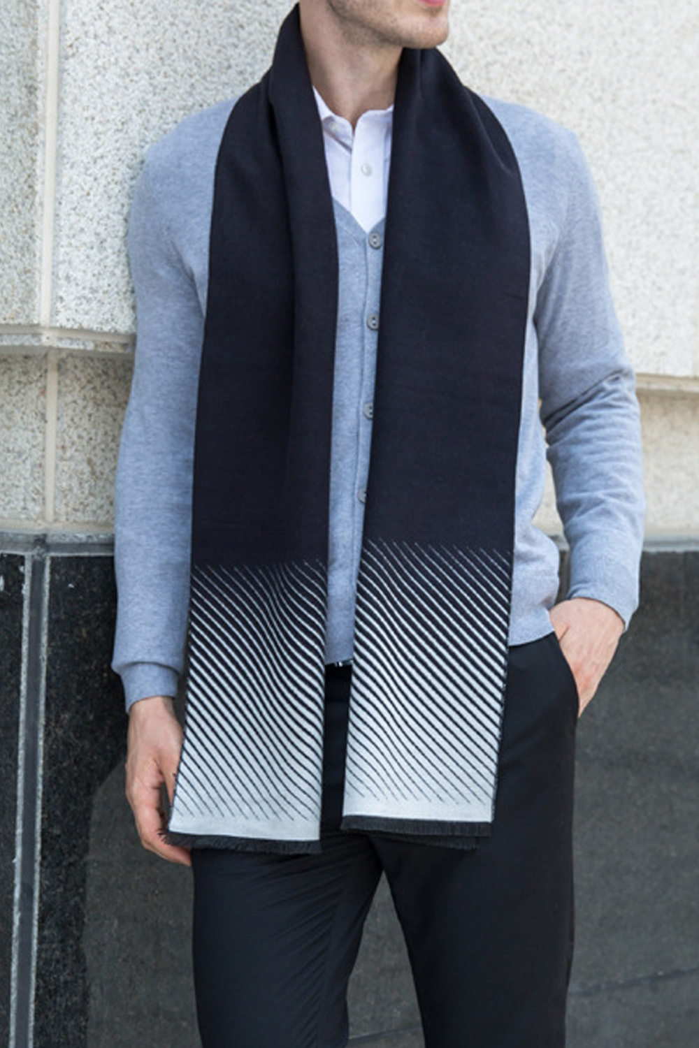 Unomatch Men Warm Thick Special Girt Winter Muffler