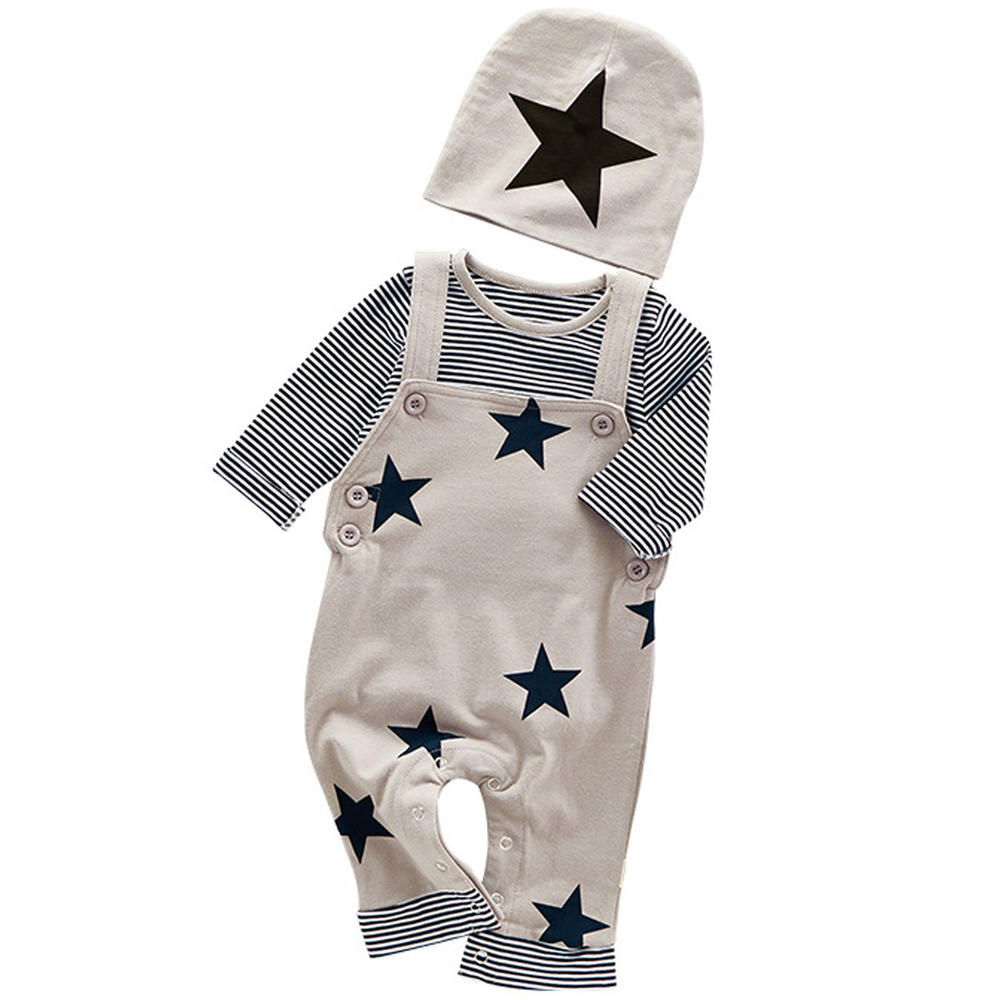 ZaraBeez Toddler Baby Girls Striped Three Piece Outfit Set