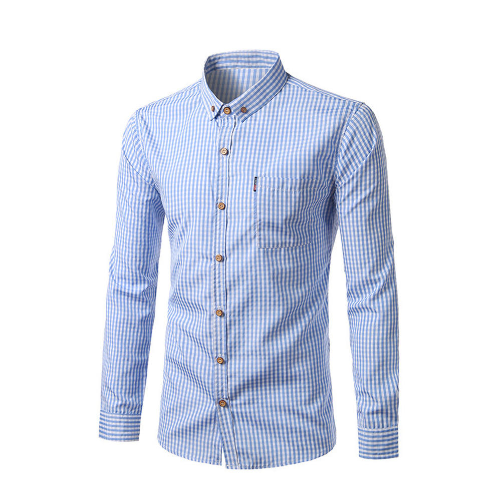 Zara Beez Men Slim Fit Chest Collar Neck Checkered Shirt