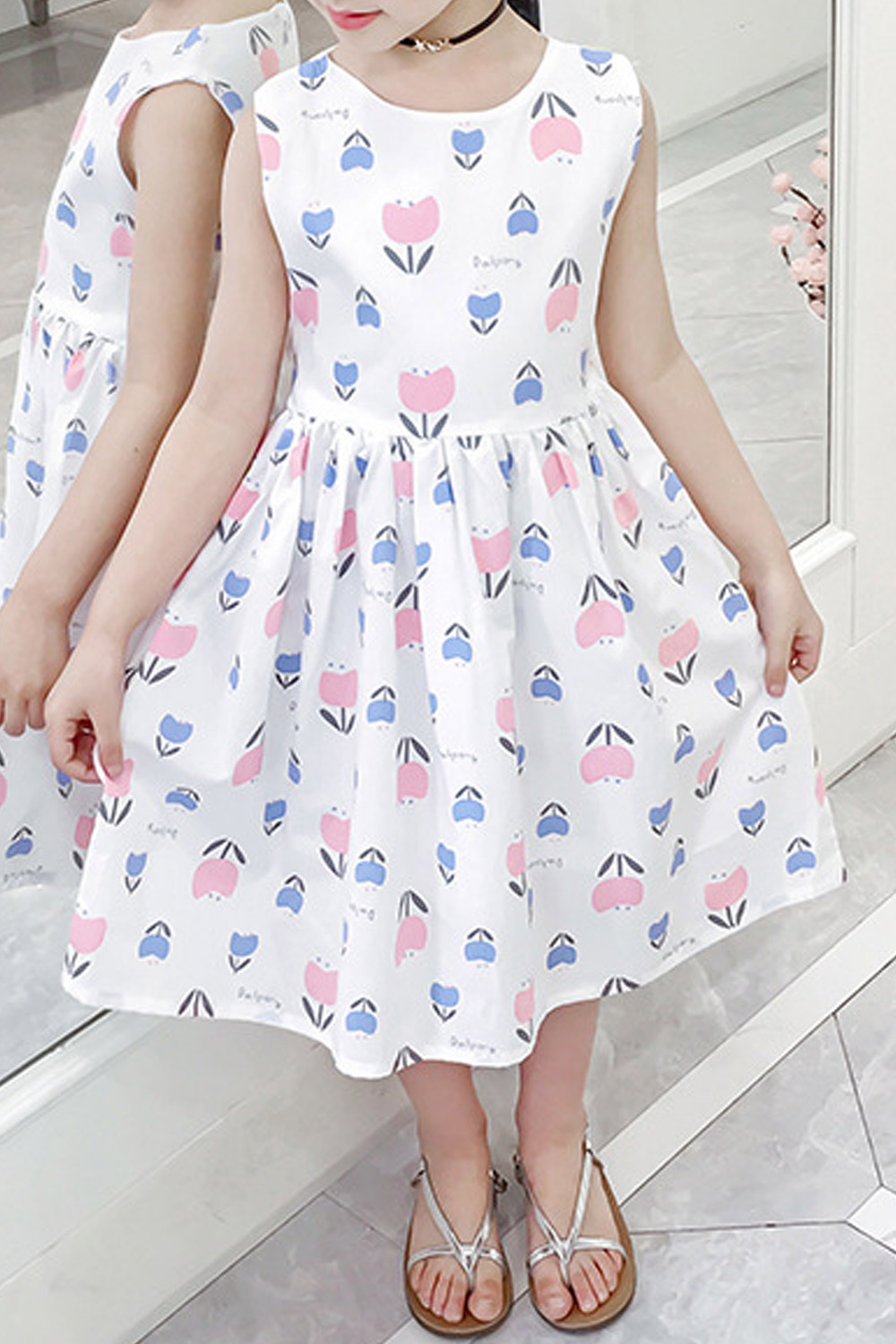 yellow polka dot dress kids