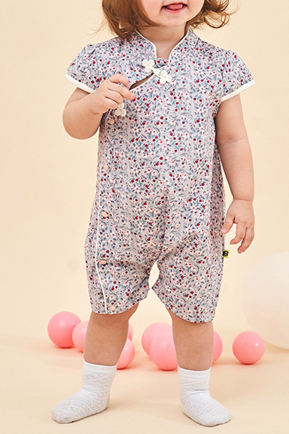 baby girl cotton overalls